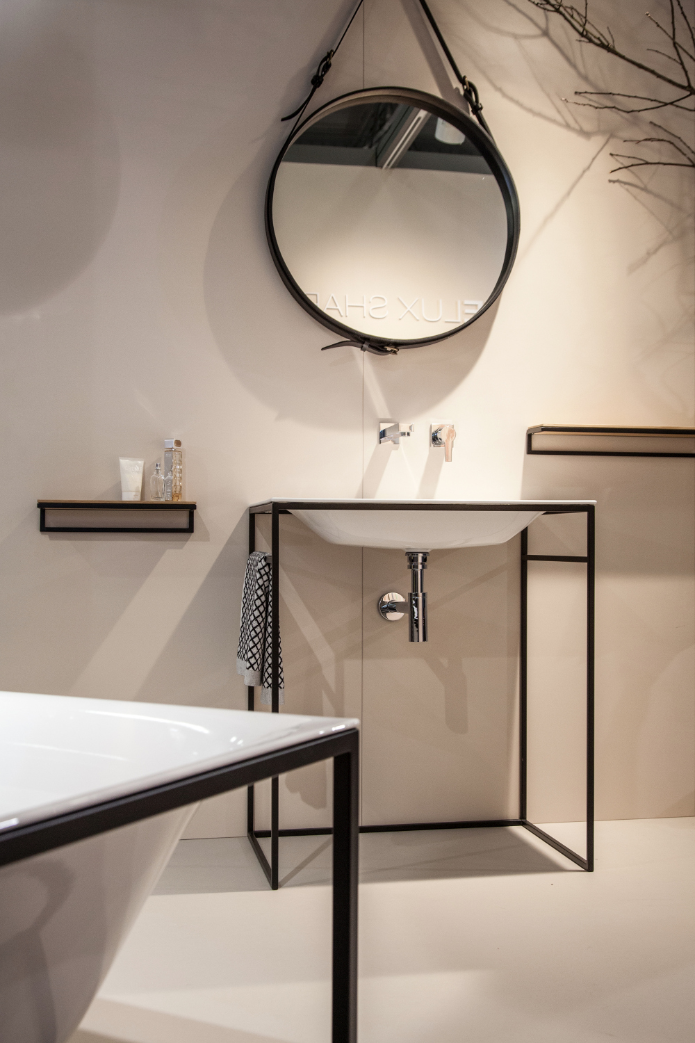 Industrial Inspired Minimalist Vanity Design