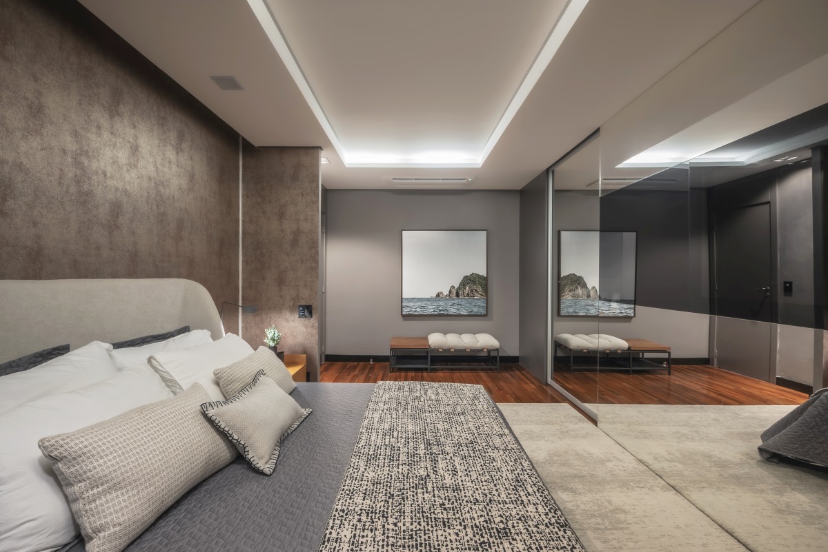 A 350 sqm Duplex Blends Comfort and Clean Design bedroom decor