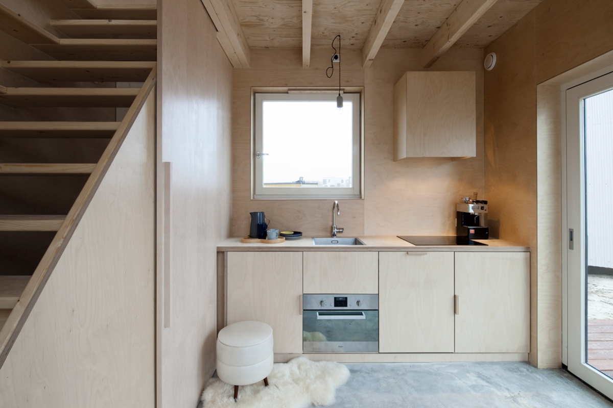 Mircro house ana rocha architecture kitchen area